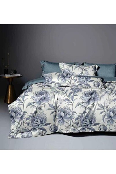 Luna 6 Piece Duvet Cover Set with Stretchy - 180x200 cm, Complete Double Bed ...