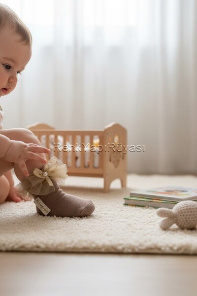 RENK YAPI RÜYASI Tü Tulle Ü Cotton Lu Girls' Socks Holiday Girls' Socks