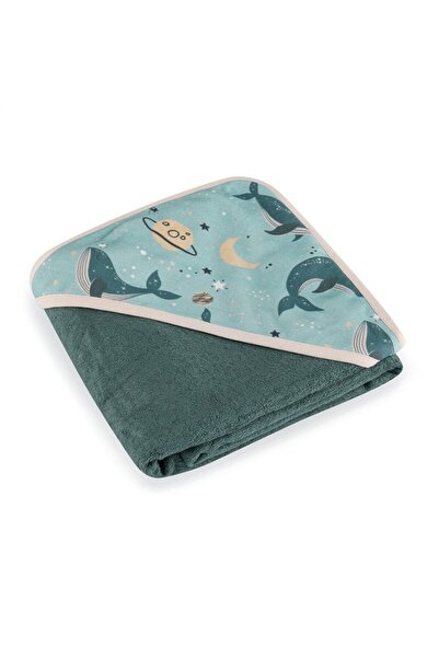 Petite&Mars Hooded towel, Petite&Mars, Loulou, 100 x 100 cm, 70% Bamboo, 30% ...