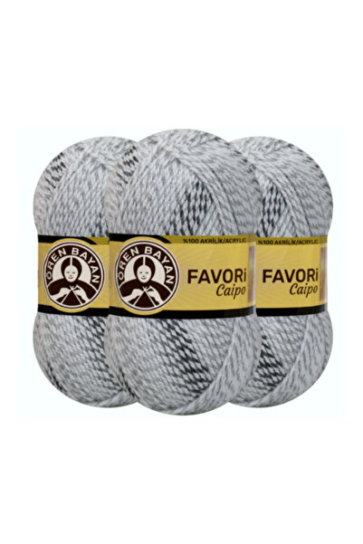 Ören Bayan Favori Caipo Hand Knitting Yarn 100 Gr. 3 Pieces 212