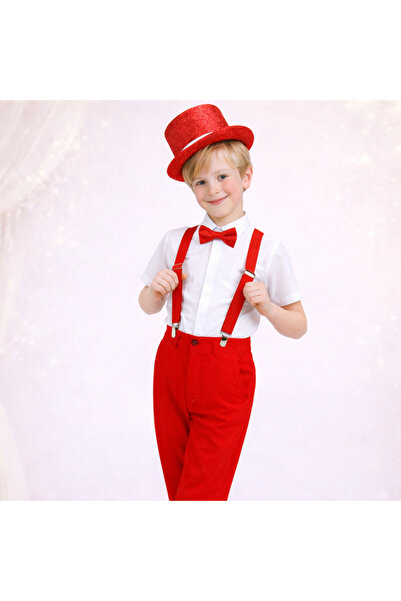 vyloo Короткий рукав сорочка для хлопчика, штани і підтяжки з метеликом