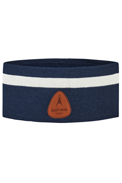 Asnes Headband, unisex, retro design, wool blend, 40% polyester, 110g