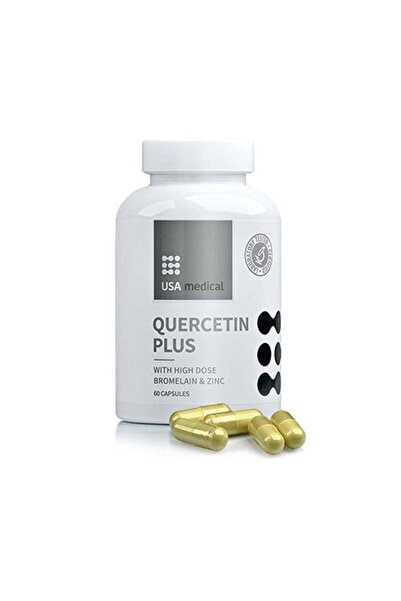 USA Medical Quercetina Plus capsules with bromelain and zinc 60 pcs