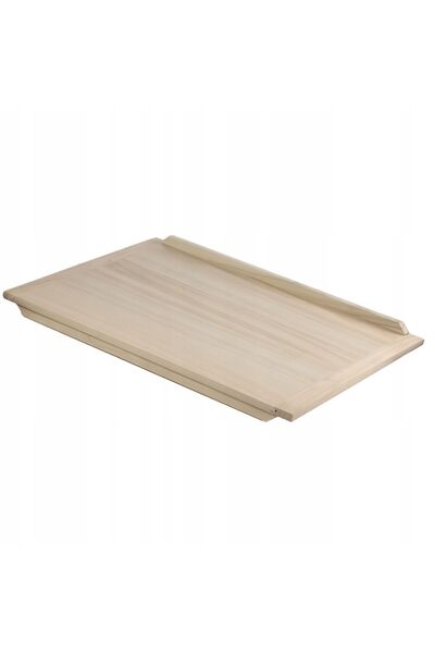 KADAX Placă de patiserie mare din lemn 80x60cm XXL, cu o singură față, solidă...