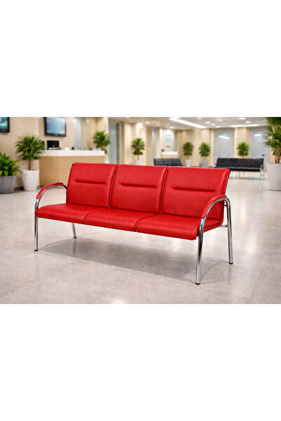 YRN OFIS Ofis üçlü bekleme koltuğu lobi bekleme alanı misafir koltuğu