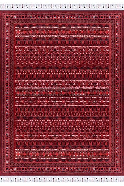 Bahariye Halı İnci Afgan Desen Yün Halı İN04