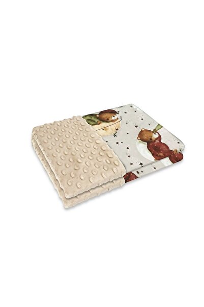 MimiNu Fluffy blanket, MimiNu, With two faces, Size 75x100 cm, Teddy Bear On ...