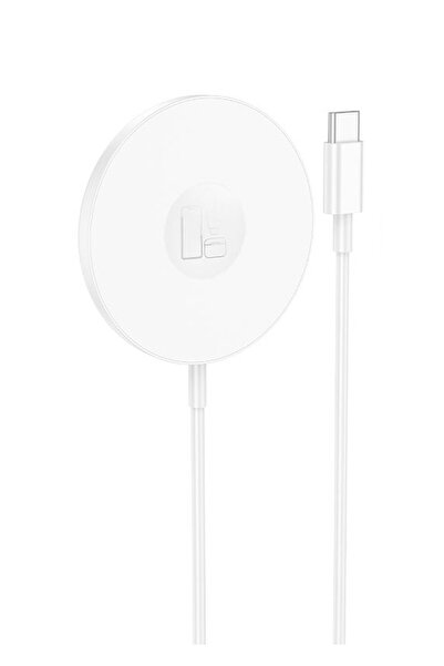 Hoco CW50 15W Fast Charging Wireless Charger Compatible with Apple - White