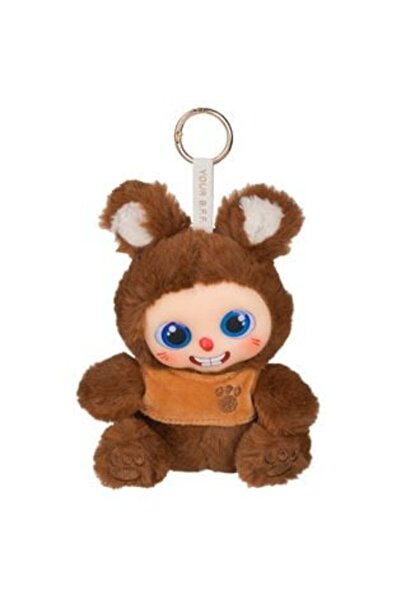 SHOPIENS Keychain with Brown Plush Bear Bubu 17 cm