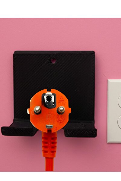 usin Siyah Yapışkanlı Traş Bıçak Bıçağı Jilet Kablo Cep Telefonu Tutucu Traş Bıçaklık Jiletlik Banyo Organizer