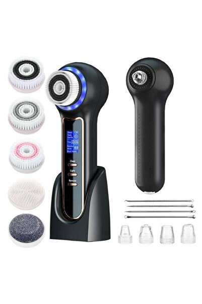 Arabest Waterproof Facial Cleansing Brush, Electric Spin Scrubber with LCD Sc...