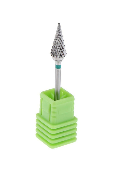 ELLEA NAIL Jel Tırnak Çıkarıcı Koni Çelik Freze Ucu Yeşil