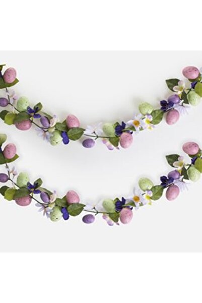 SHOPIENS Easter Garland with Eggs & Flowers 160 cm