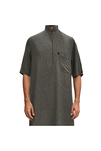 Rocket High-quality Linen jalabiya, half-sleeve, men's, chest size 24