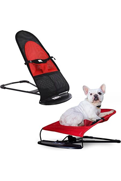 Arabest كرسي هزاز قابل للطي للحيوانات الأليفة، سرير استرخاء قابل للتعديل للكل...