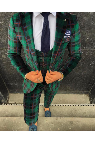 Fc Plus 5256 YELEKLİ TAKIM ELBİSE