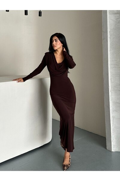 queencity Φόρεμα με γιακά και άμμορτη υφή