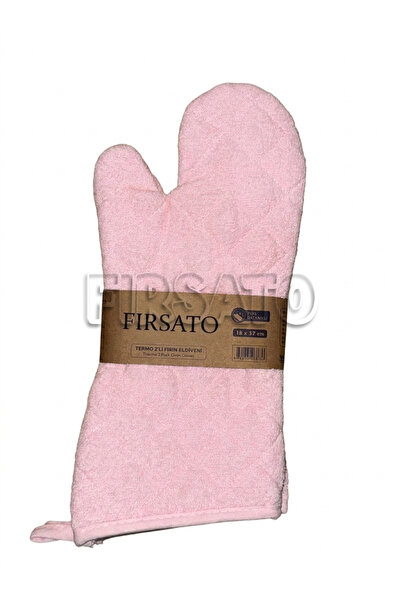 Fırsato Termo Yanmaz Ve Isıya Dayanıklı Fırın Eldiveni 18 x 37 cm 2 Li Eldiven