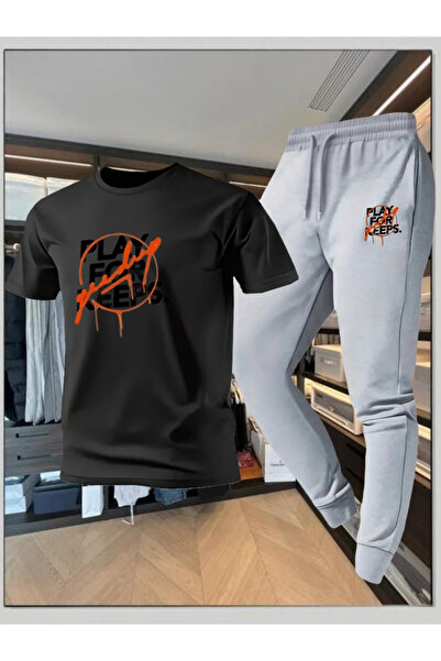 Flow touch Play Printed Oversized Alt Top Tracksuit Set