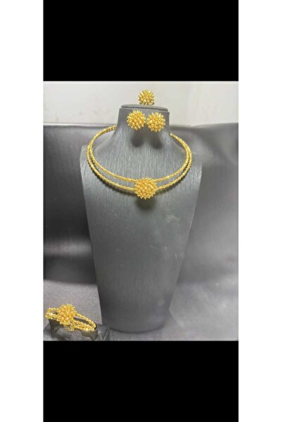 al asawer al dhabia Gold plated complete set