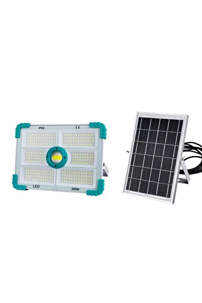 COBA Ηλιακός προβολέας LED με εξωτερικό ηλιακό πάνελ, τηλεχειριστήριο, IP66, ...