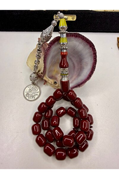 İskenderun Tesbihcilik قلادة إمامية عثمانية مصنوعة يدويًا من الخرز الكهرماني ...