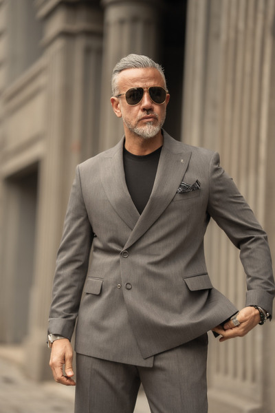 Fc Plus ÇITÇITLI KRUVAZE TAKIM ELBİSE