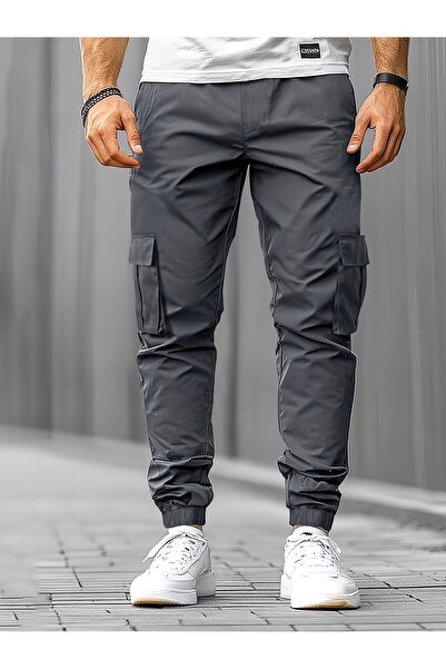 Wise&Go Store Παντελόνι Cargo Βαμβάκι τεμαχίων με ελαστική μέση και μανσέτες ...