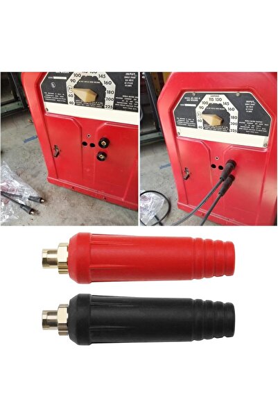 Brickford 8pcs TIG Welding Cable Panel Connector Socket DKJ10-25 Cable Connector Plug DKZ10-25 Cable Connector