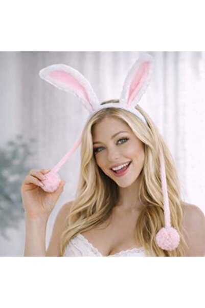 SHOPIENS Bunny Ears Costume Headband with Movement