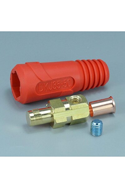 Brickford RIVERWELD TIG Welding Cable Panel Connector Plug DKJ35-50 315Amp with Red and Black Color Dinse-Styl