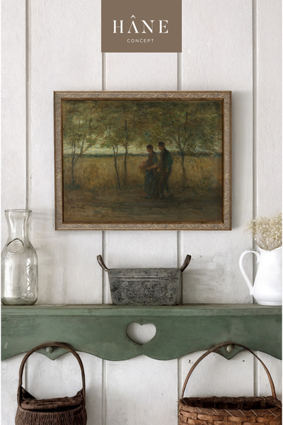 Hane Concept Klasik İnsan Figürlü Tablo – Vintage Sanat Temalı Duvar Dekoru
