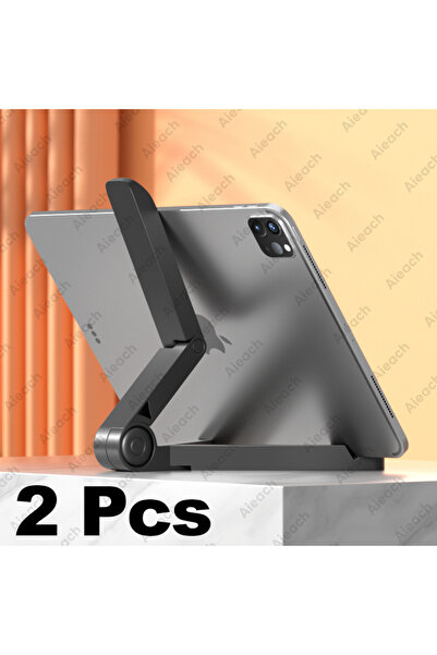 Choice11 حاملان مكتبيان أسودان للأجهزة اللوحية من 4.7 إلى 12.9 بوصة، حامل قاب...