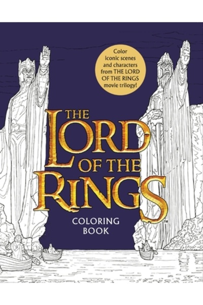 William Morrow Carte de colorat Trilogia filmului Stăpânul Inelelor: Carte de...