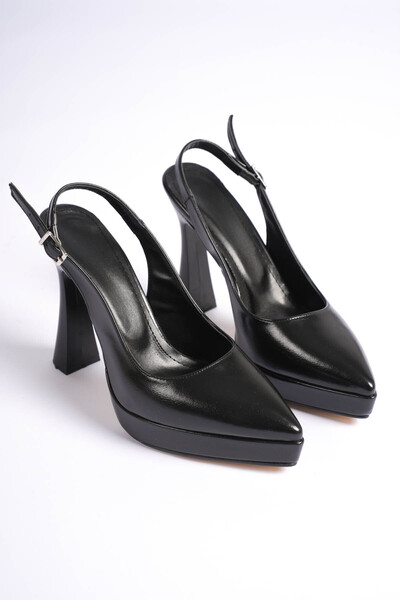 LEVONYA Hera Γυναικεία Μαύρη Πλατφόρμα Παπούτσι με τακούνι