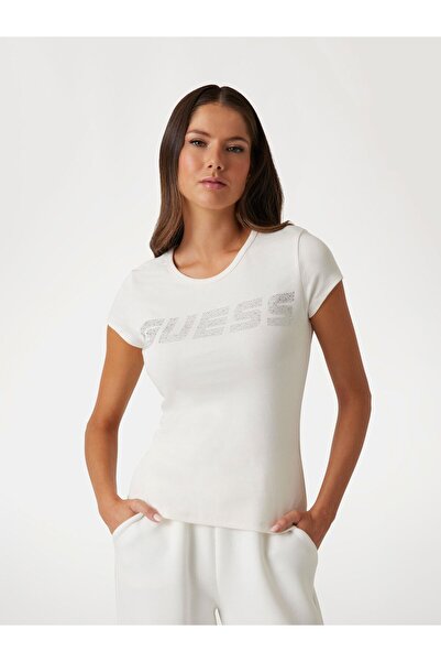 Guess Rhinestones logo t-shirt