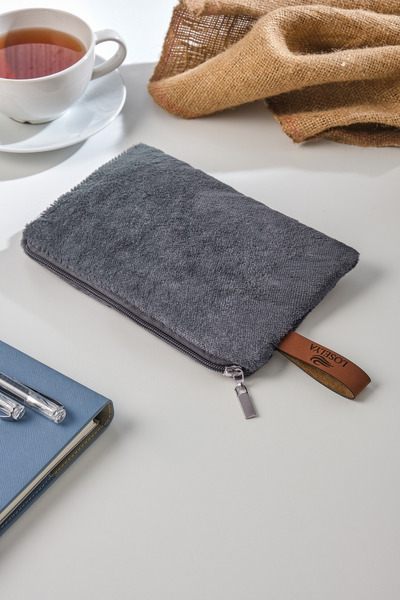 Loselya Soft Fabric Leather Label Luxury Wallet Phone Credit Card Keychain Coin