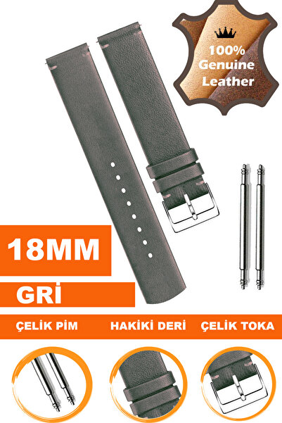 COBRA Genuine Leather Watch Band Strap Compatible with 18mm Watches L04Mk-18Mm
