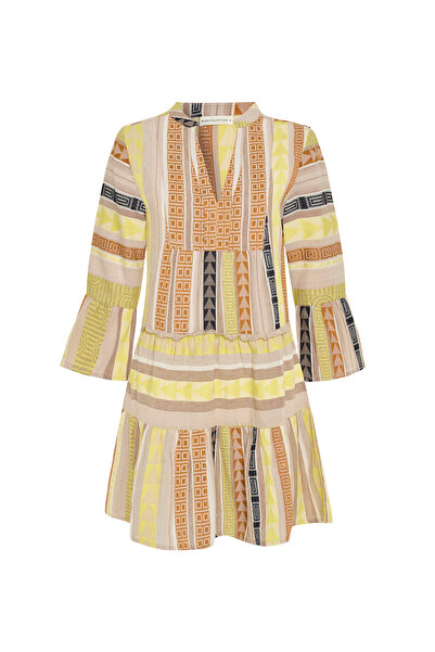 Mudo Ethnic Printed Mini Dress