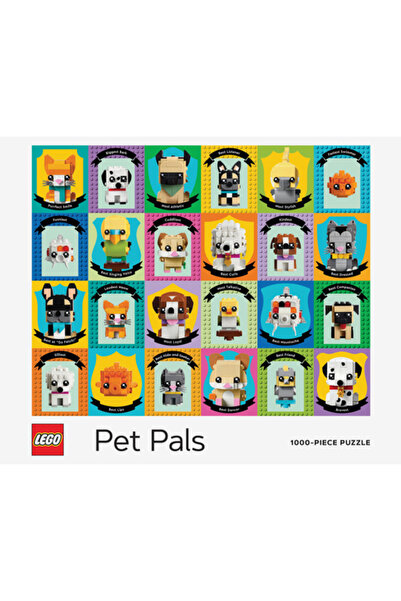 Chronicle Books Puzzle Lego Pet Pals cu 1000 de piese
