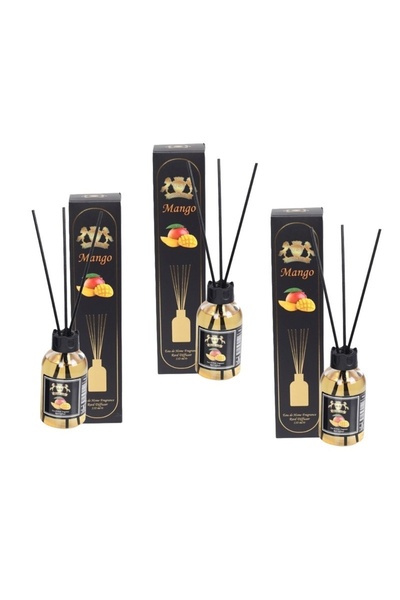 Golden Silva Σετ 3 διαχυτών χώρου Mango με καλαμάκια, 3 x 110ml