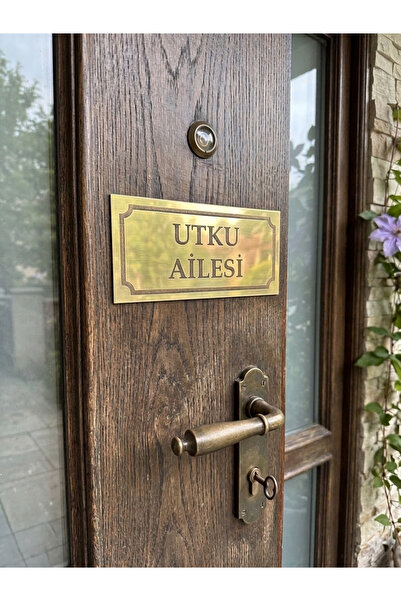 LuKa Craft Kişiye Özel Gold ve Gümüş Seçenekli Pleksi Kapı İsimliği