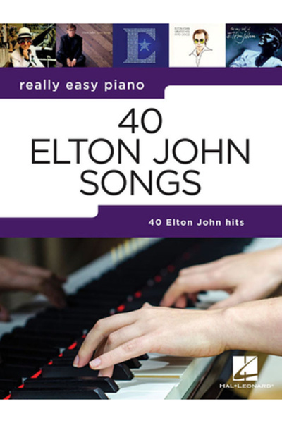 Hal Leonard Pub Co 40 de cântece de la Elton John: Serie de pian foarte ușoară