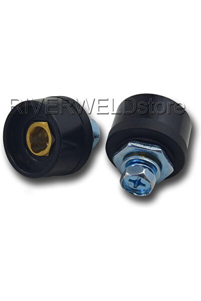 Brickford مقبس لوحة كابل لحام TIG من دينس، تركيب سريع Dkz10-25، عبوة من قطعتين