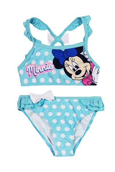 Minnie Mouse Costum de baie din 2 piese, 82% poliester, Minnie Mouse, albastr...