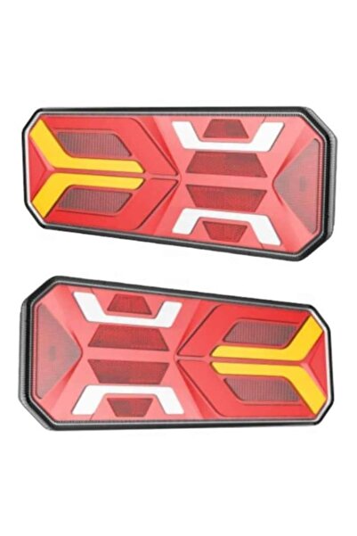 lumixauto Lămpi LED Spate 12V–24V – Set Universal pentru Remorci, Camioane și Rulote