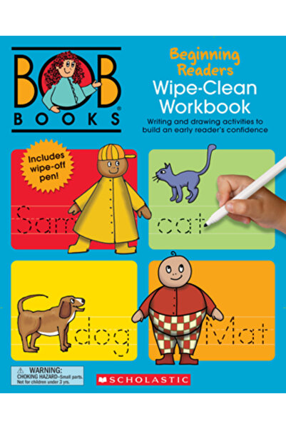 Scholastic Bob Books - Wipe-Clean Workbook: Beginning Readers Phonics, Ages 4...