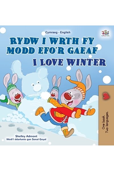 Kidkiddos Books Ltd I Love Winter (Welsh English Bilingual Book for Kids)