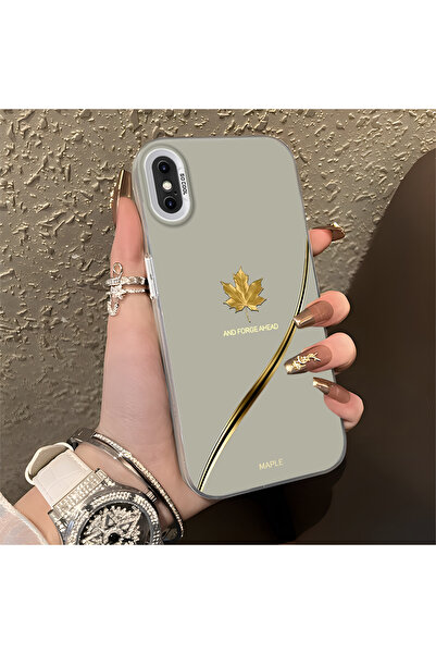 Hontinga iPhone X Compatible Silicone Edge Hard Back Anti-Fall Phone Case App...