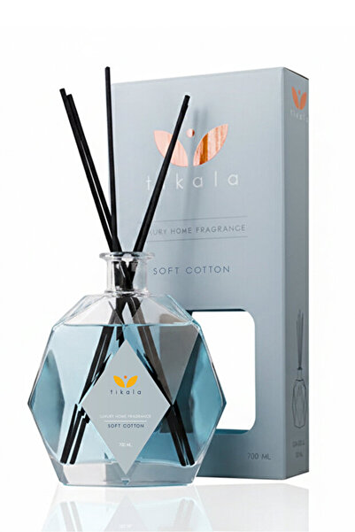tikala Bambu Çubuklu Lüx Kristal Oda Kokusu Cotton 700 ML